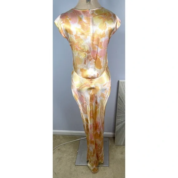 Bec And Bridge Indi V Maxi Dress In Floral Haze Size 6 - Picture 11 of 15